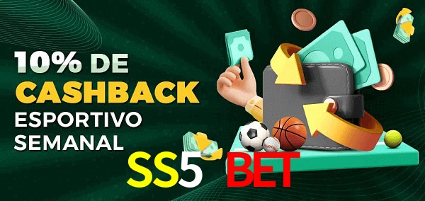 10% de bônus de cashback na SS5 Bet